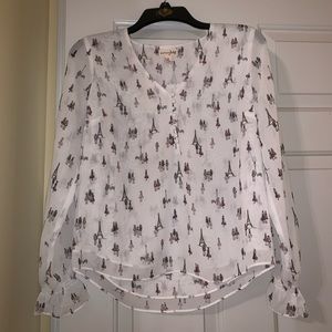 White Paris shirt NWT